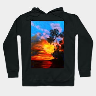 Brilliant Island Sunset Hoodie